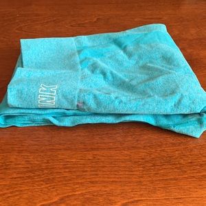 Pink- Seamless legging- size L- turquoise